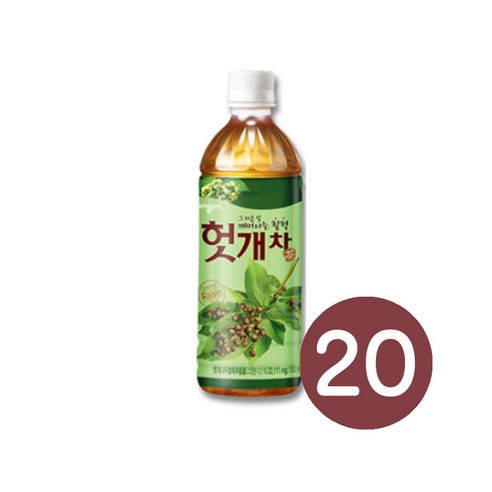 웅진 헛개차, 500ml, 20개