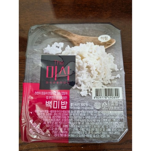 The미식 백미밥, 210g, 6개 면/통조림/가공식품 The미식 백미밥, 210g, 6개 면/통조림/가공식품