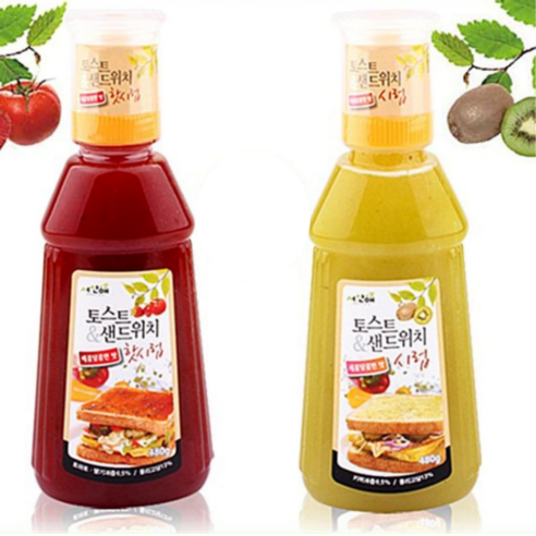 이삭토스트소스 보다 맛있는 키위 샌드위치 소스 새콤달콤소스, 480g, 1개