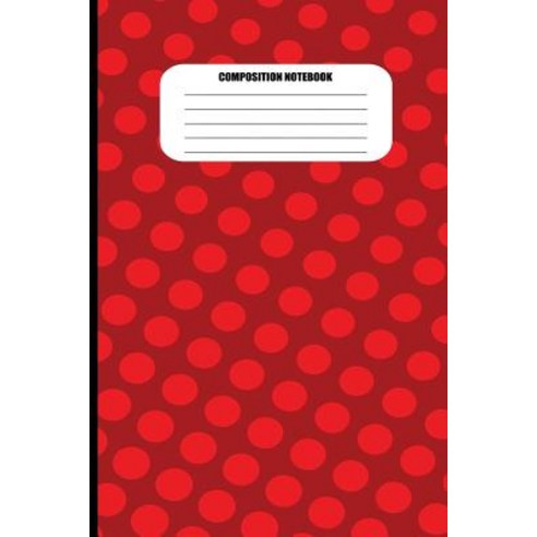 (영문도서) Composition Notebook: Red Circles Pattern in Slanted Columns (100 Pages College Ruled) Paperback, Independently Published, English, 9781718120839