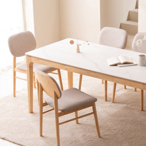 시간을 담은 식탁, 삼익가구 NEW 퍼팩트 통세라믹 원목 식탁 풀세트