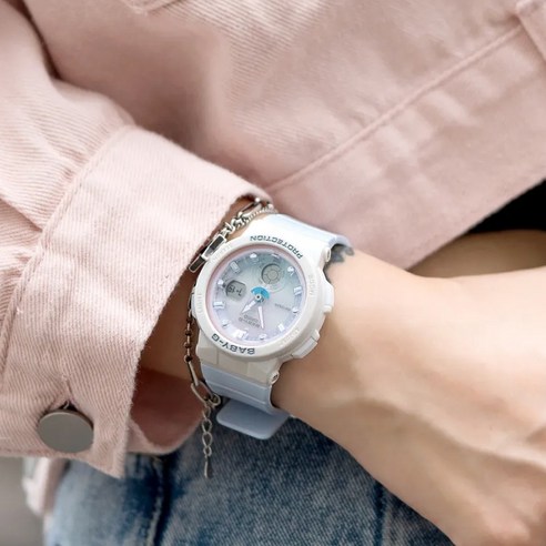 카시오 베이비지 비치트래블러 아이스 컬러 여자 방수 손목시계