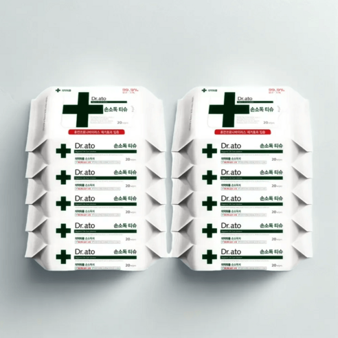 닥터아토 손소독 티슈: 99.9% 살균력으로 온 가족 건강을 지키세요!