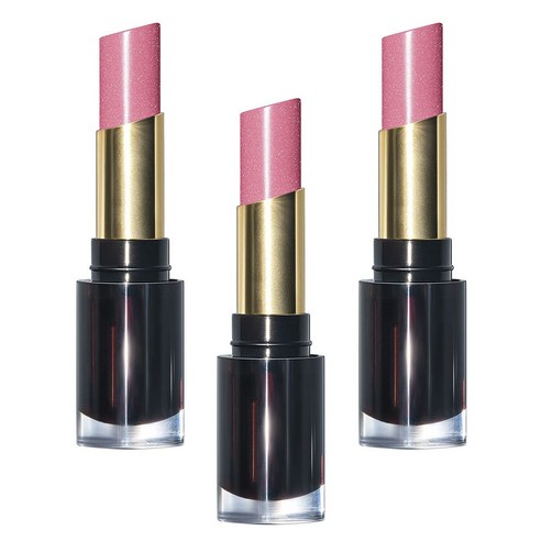 레브론 슈퍼 러스트러스 글래스 샤인 립스틱, 3개, 21 So Sleek Pink