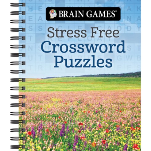 (영문도서) Brain Games - Stress Free: Crossword Puzzles Spiral, Publications International,..., English, 9781639382651