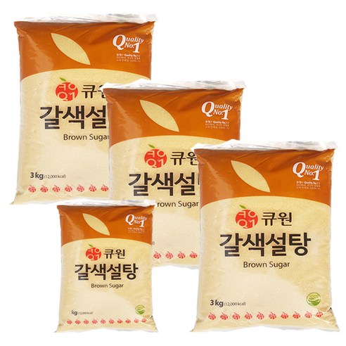 큐원 갈색설탕, 1kg, 1개