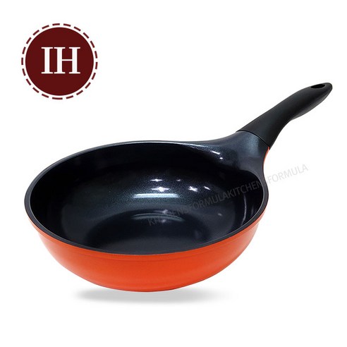 ALUART 넌스틱 티타늄코팅 인덕션 웍 궁중팬, 1개, 24cm &행주