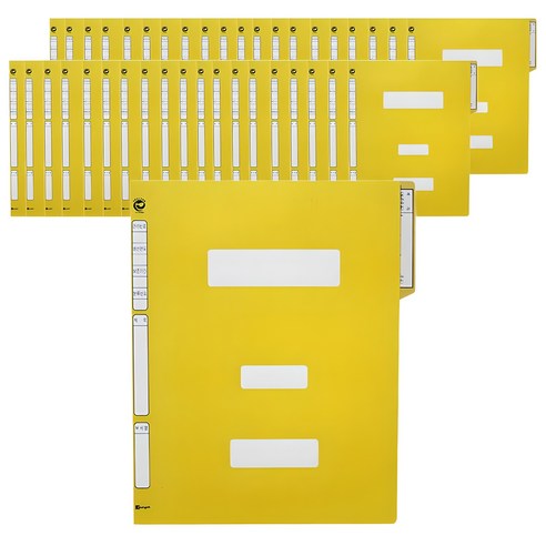 빅드림 서일산업 정부화일 A4, 노랑, 40개입