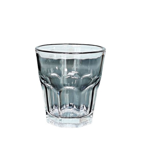 ANKRIC 물컵 강화 유리 맥주 컵 두꺼운 온도 저항 차 컵 바 KTV 위스키 와인 팔각형 컵 인쇄, 2005 년 일반 버전 150ml