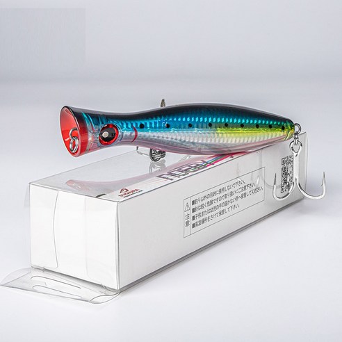 NOEBY Popper Fishing Lures Topwater Floating Wobbler 12cm43g Saltwater Artificial Baits NBL9602, 101