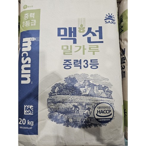 곰곰 중력다목적용 밀가루, 3kg, 1개 밀가루가격 12 사조 동아원 맥선 중력 3등밀가루, 1개, 20kg