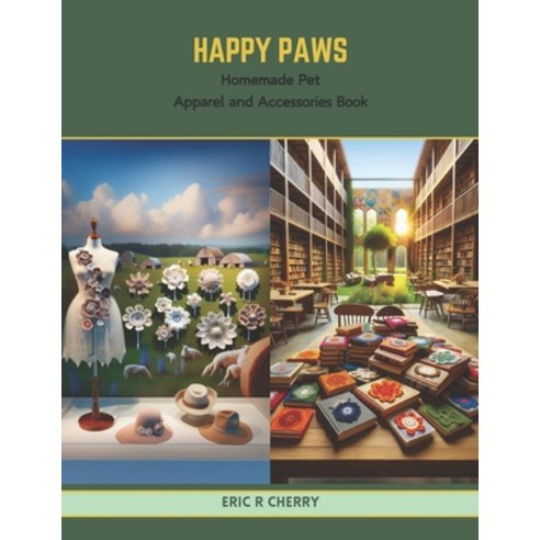 (영문도서) Happy Paws: Homemade Pet Apparel and Accessories Book Paperback, Independently Published, English, 9798878521703