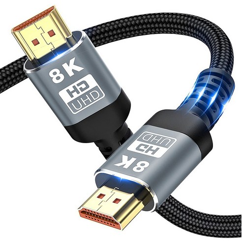   이츠굿텐 UHD 8K HDMI 2.1 고급형 케이블 High Speed Ultra v2.1 cable, 0.5m, 1개