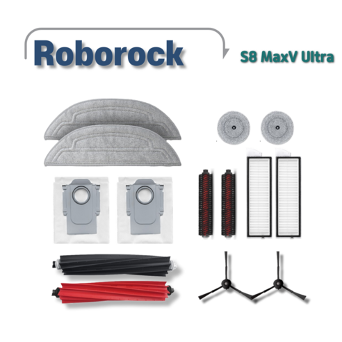 삼성 청소기 필터 vc33m4111ly 추천제품 로보락 S8 MaxV Ultra 소모품 세트: 필수 청소 용품 묶음