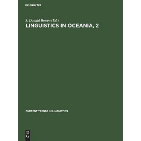 Linguistics in Oceania 2 Hardcover, Walter de Gruyter, English, 9783111054438