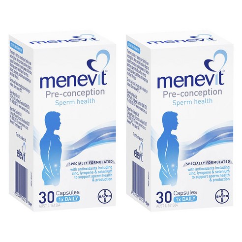 메네비트 프리 컨셉션 스펌 헬스 캡슐, 2개, 30정
