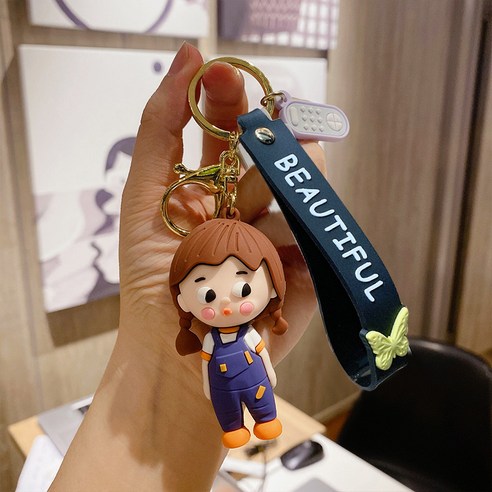 진양오픈마켓 귀여운 여자열쇠고리 키홀더, 3