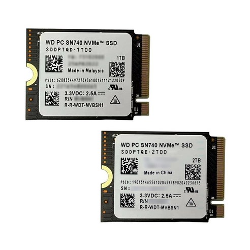 2230 SSD 호환 SN740 M2 NVME는 스팀덱 SSD 교체를 위한 최적화된 상품입니다.