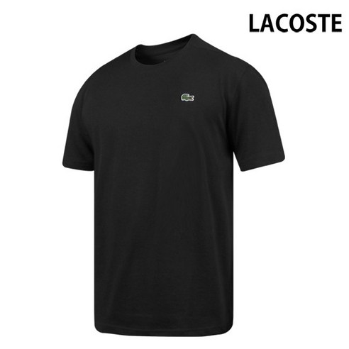[라코스테] LACOSTE 반팔티셔츠 베이직 크루넥 트레이닝 블랙 TH7618-031