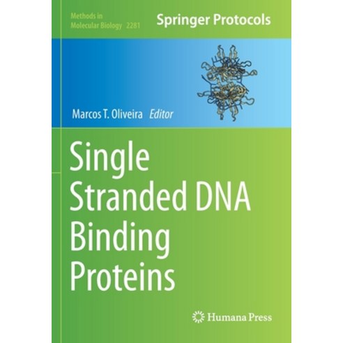 (영문도서) Single Stranded DNA Binding Proteins Paperback, Humana, English, 9781071612927