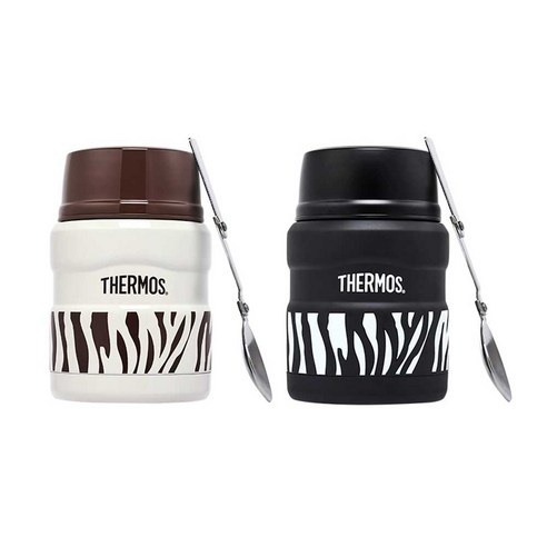 THERMOS 써모스 죽통 도시락통 대용량 보온 텀블러, 칭야블루(470ml)