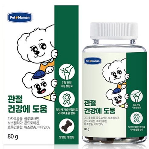 펫또마망 강아지 영양제, 뼈/관절강화, 1개