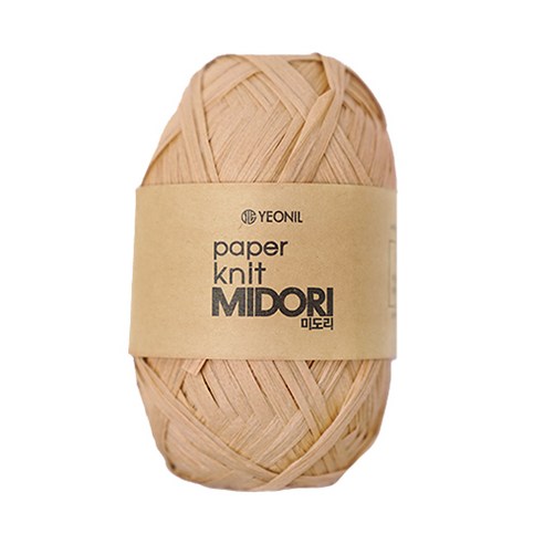 미도리실 종이실: 다양한 창작의 가능성을 지닌 뜨개실 라탄실