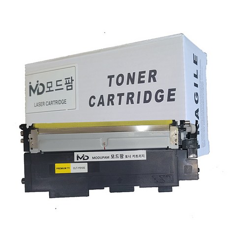삼성 CLT-K510S CLT-C510S CLT-M510S CLT-Y510S 호환 프린터 토너, 노랑, 노랑