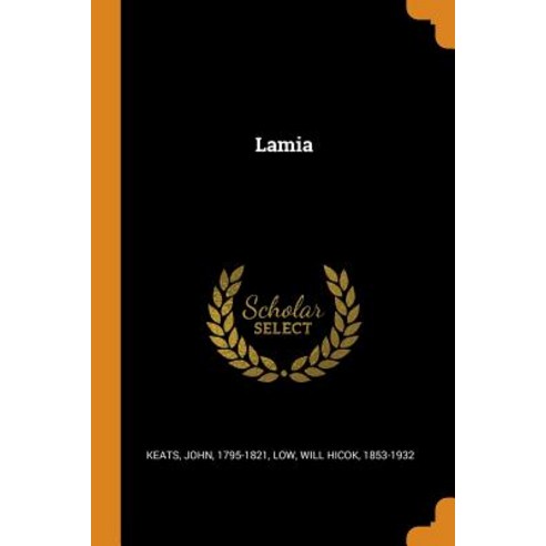(영문도서) Lamia Paperback, Franklin Classics, English, 9780343220679
