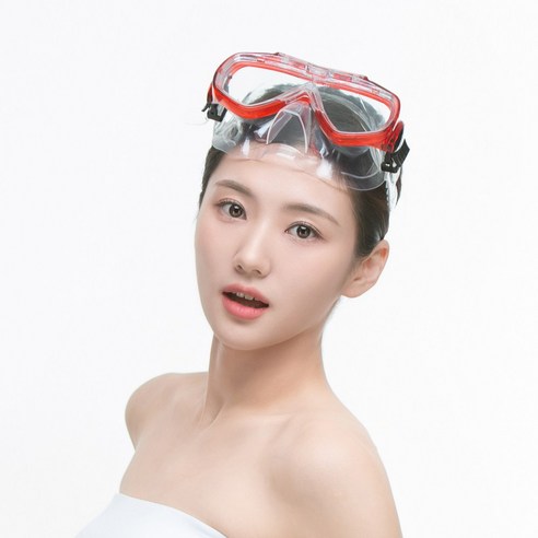 비앤드 BN502 스노클링세트 스노쿨링 강화유리 9세~성인, 블루