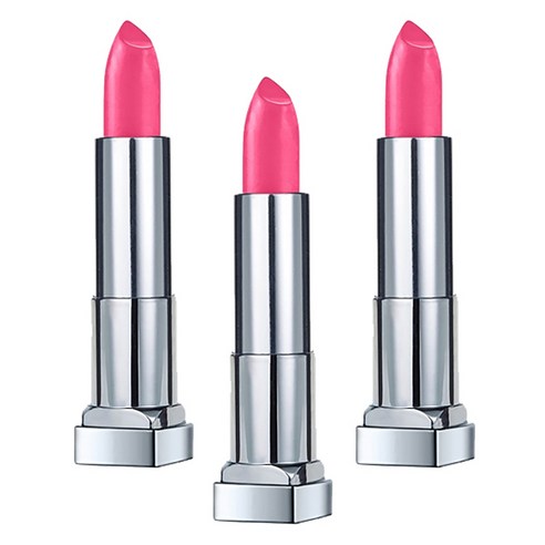 메이블린 컬러 센세이셔널 크리미 매트 립스틱 4.2g, Ravishing Rose, 3개