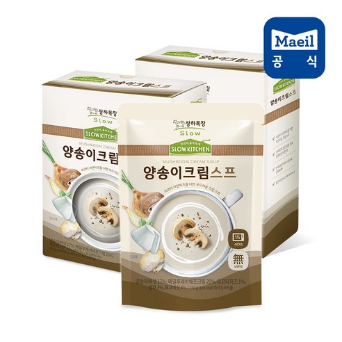 코스트코무료배송 상하키친 양송이크림스프, 150g, 6개