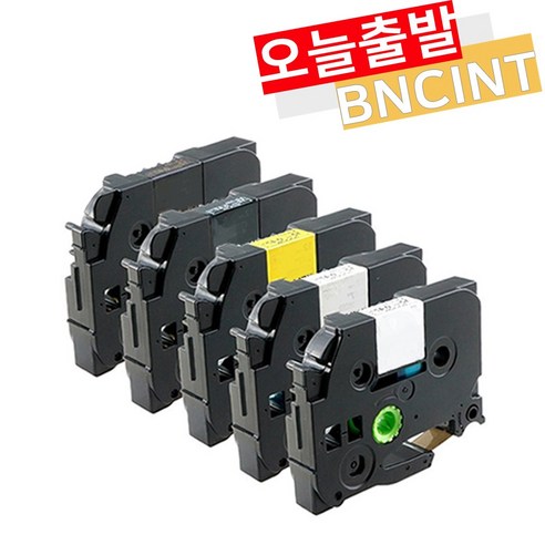 브라더 PT-P300BT PT-D600 PT-P700 PT-P900W PT-D200 라벨지 라벨테이프 라벨프린터기 호환, 빨강바탕/흰색글자 (TZe-465), 36mm