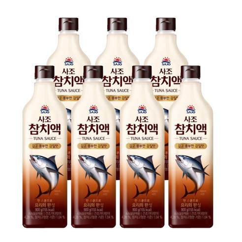 <올따옴> 사조해표 참치액 900ml 7입, 7개