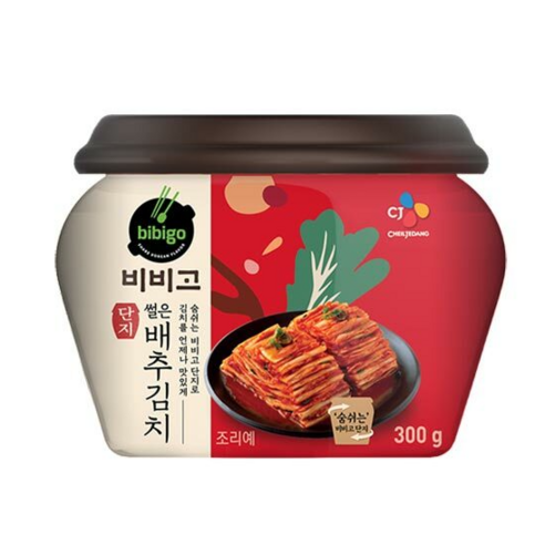 (냉장)비비고 썰은배추김치(용기)300g, 300g, 300g, 4개