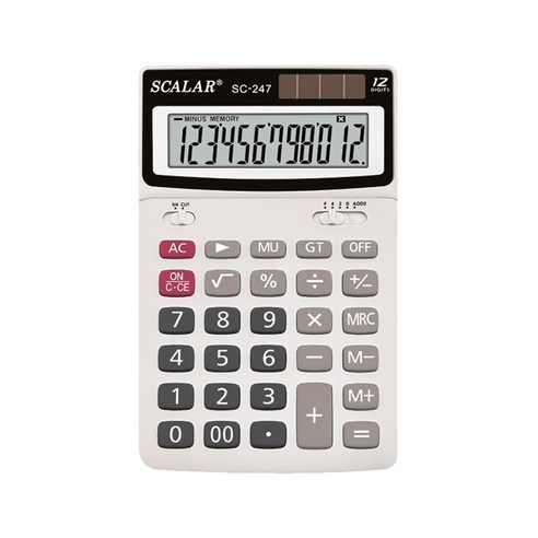 스칼라 전자계산기 SC-247 사무용 업소용 탁상용, 1개