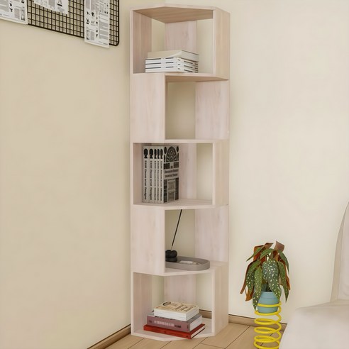공간을 예술로 승화시키는 마법, BILIMO 코너 책장 코너책장