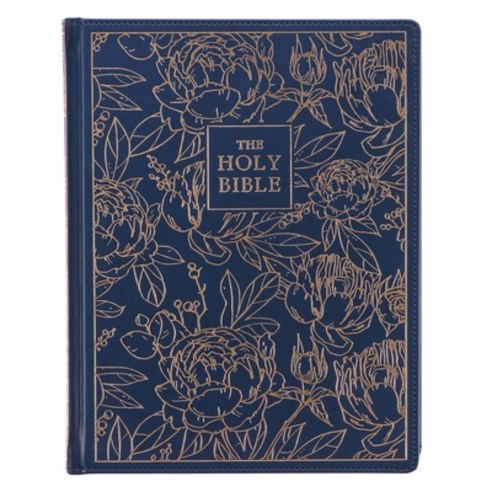 (영문도서) KJV Holy Bible Large Print Note-Taking Bible Faux Leather Hardcover - King James Version N... Leather, Christian Art Gifts, English, 9781642728859
