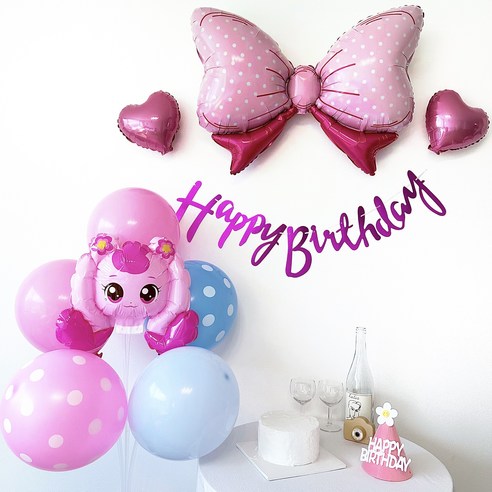 주파티 시나모롤 하츄핑 생일파티용품 세트, 캐치티니핑 하츄핑 세트