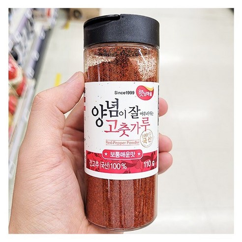 햇님마을 양념이 잘어우러지는 고춧가루 110g 보통매운맛 x 1개