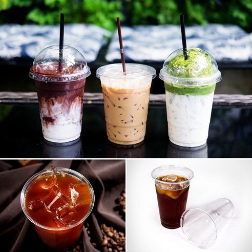 PET/14온스/92Φ/투명컵/아이스컵/테이크아웃컵/대량, 1박스, 396ml, 1000개