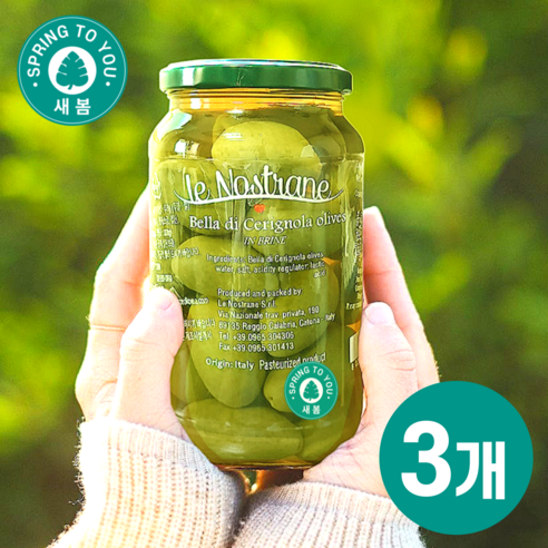 새봄 쎄리놀라, 고소한 올리브절임의 매력 올리브절임