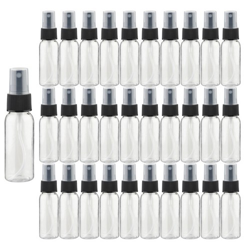 27리빙 스프레이 공병, 30개, 20ml 블랙캡 투명