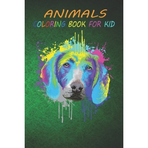 Animal Coloring Book For Kids: Splash Art Weimaraner Dog Owner Idea Dog Fun Easy and Relaxing Colo... Paperback, Independently Published, English, 9798696844596