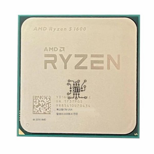 amd 인텔 cpuAMD Ryzen 5 1600 3.2 GHz 6 코어 12 스레드 CPU 프로세서 YD1600BBM6IAE 소켓, 한개옵션0