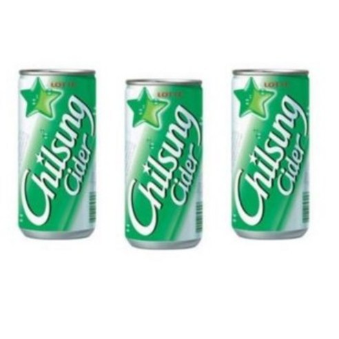 롯데칠성음료 칠성사이다, 210ml, 10개입