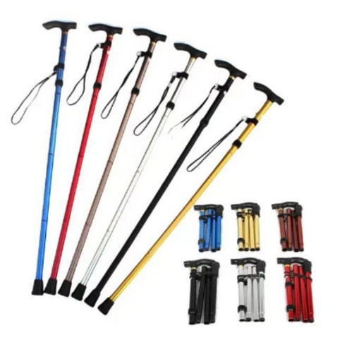 고령자의 안정적이고 편안한 이동을 지원하는 초경량 접이식 리얼리빙 지팡이