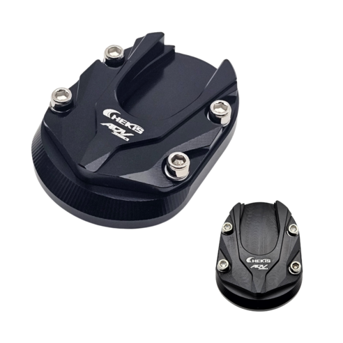 CHEKIS ADV350 발판클립 말발굽 사이드스탠드 로고각인 CNC 스탠드클립, 블랙, 1개