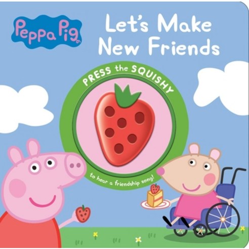 (영문도서) 1-Button Squishy Peppa Pig Board Books, Pi Kids, English, 9781503759985