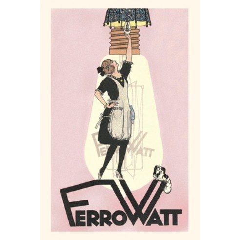 (영문도서) Vintage Journal French Maid with Light Bulb Paperback, Found Image Press, English, 9781669521723